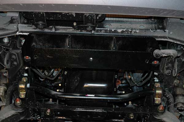 Защита КПП и РК для MAZDA Proceed  1991 - 1999, V-2,2; 2,5D; 2,5TD, Sheriff, сталь 2,5 мм, арт. 12.0700