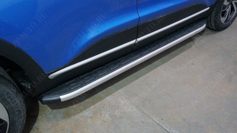 Пороги алюминиевые с пластиковой накладкой 1720 мм Kaiyi X3 pro 2023- арт. KAIX3P23-03AL