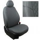 Чехлы для Peugeot 408, Ромб, (Серый + Серый), Autopilot арт. pe-408-408-sese-r