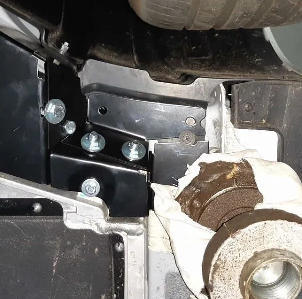 Защита Боковых зон аккумуляторной батареи для JAC e30X электро 2024 - V-AT FrontWD, Sheriff, сталь сталь 1,5 мм, арт. 28.6415