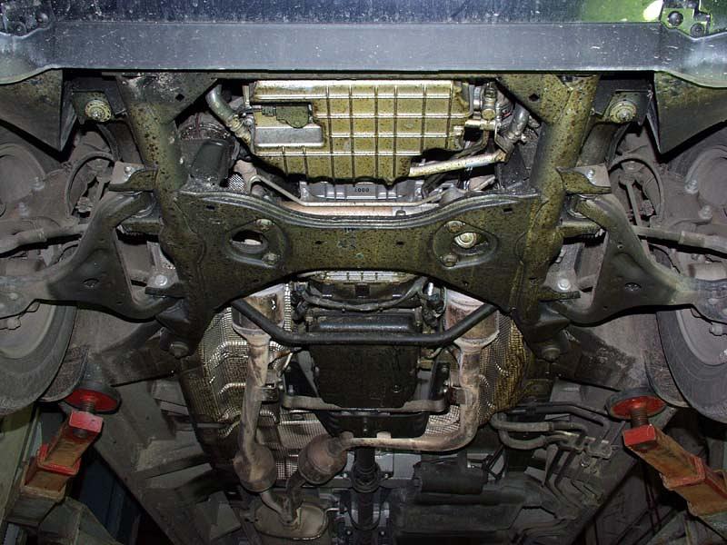 Защита картера и КПП для Mercedes-Benz Viano  2003 - 2007, V-3,0; 3,5; 3,2D, Sheriff, сталь 2,0 мм, арт. 13.0634