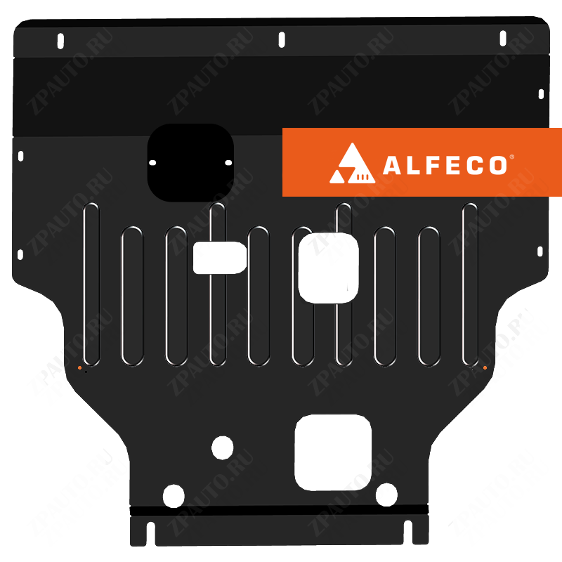 Защита  картера и КПП Ford Transit  4WD, FWD 2015-2022 V-2,2 , ALFeco, сталь 2мм, арт. ALF0738st-1