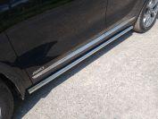 Пороги труба 60,3 мм для автомобиля Kia Sorento Prime 2018-, TCC Тюнинг KIASORPR18-25