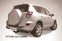 Уголки d57+d42 двойные черные Toyota Rav-4 (2010-2016) , Slitkoff, арт. TR410-014B