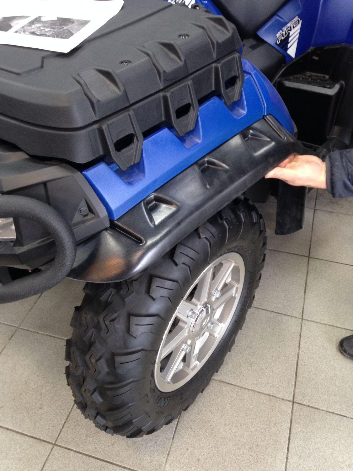 Расширители колесных арок для POLARIS Sportsman 850/550 Touring/X2 2011-15, STORM, арт. MP 0162