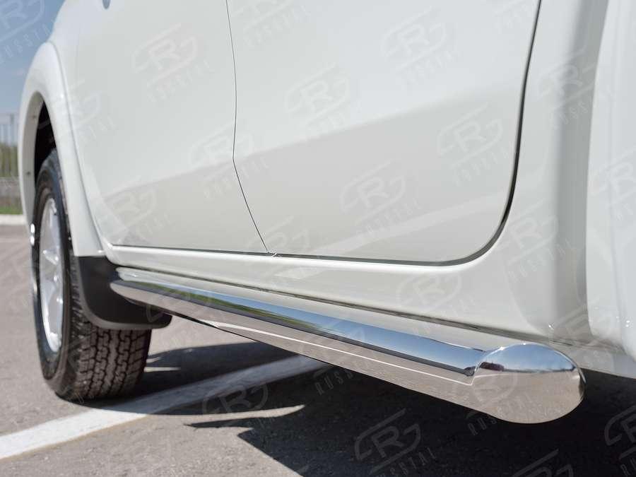 Пороги труба d76 вариант 1 Mitsubishi L200 2015, Slitkoff ML2T-0022481