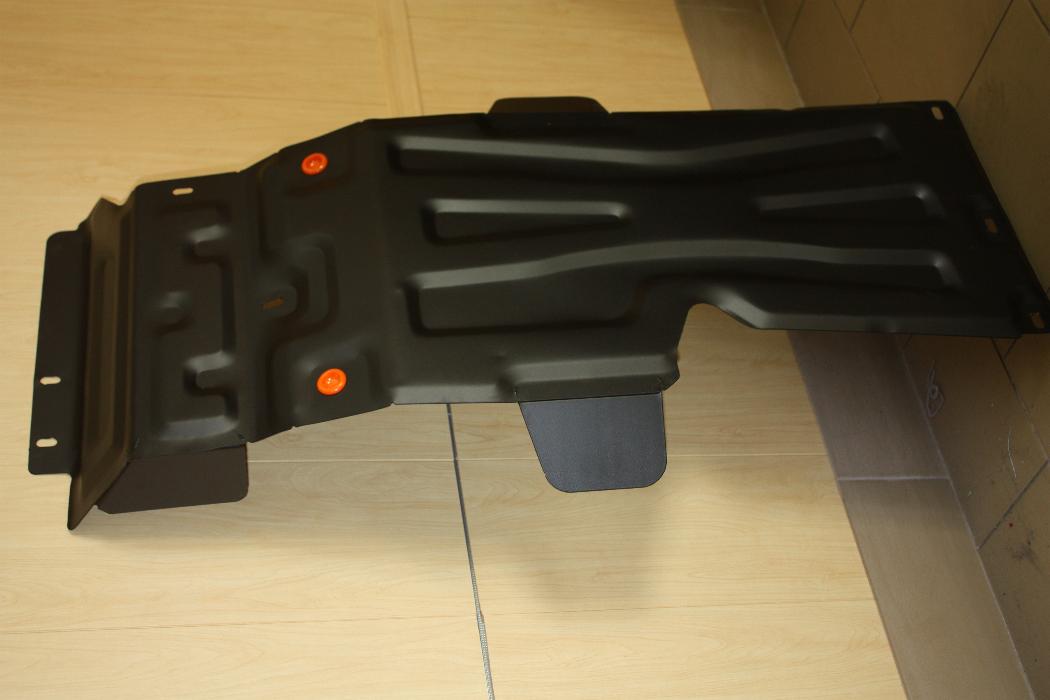 Защита  картера и КПП Lada Niva 2121 (21214) 2008-2016 V-1,7 , ALFeco, сталь 1.5мм, арт. ALF2825st