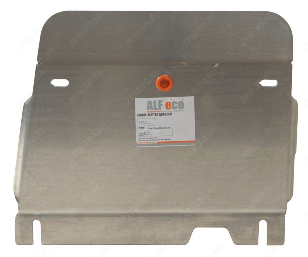 Защита  РК Jeep Grand Cherokee 2013-2018 V-3,0TD , ALFeco, алюминий 4мм, арт. ALF4803al