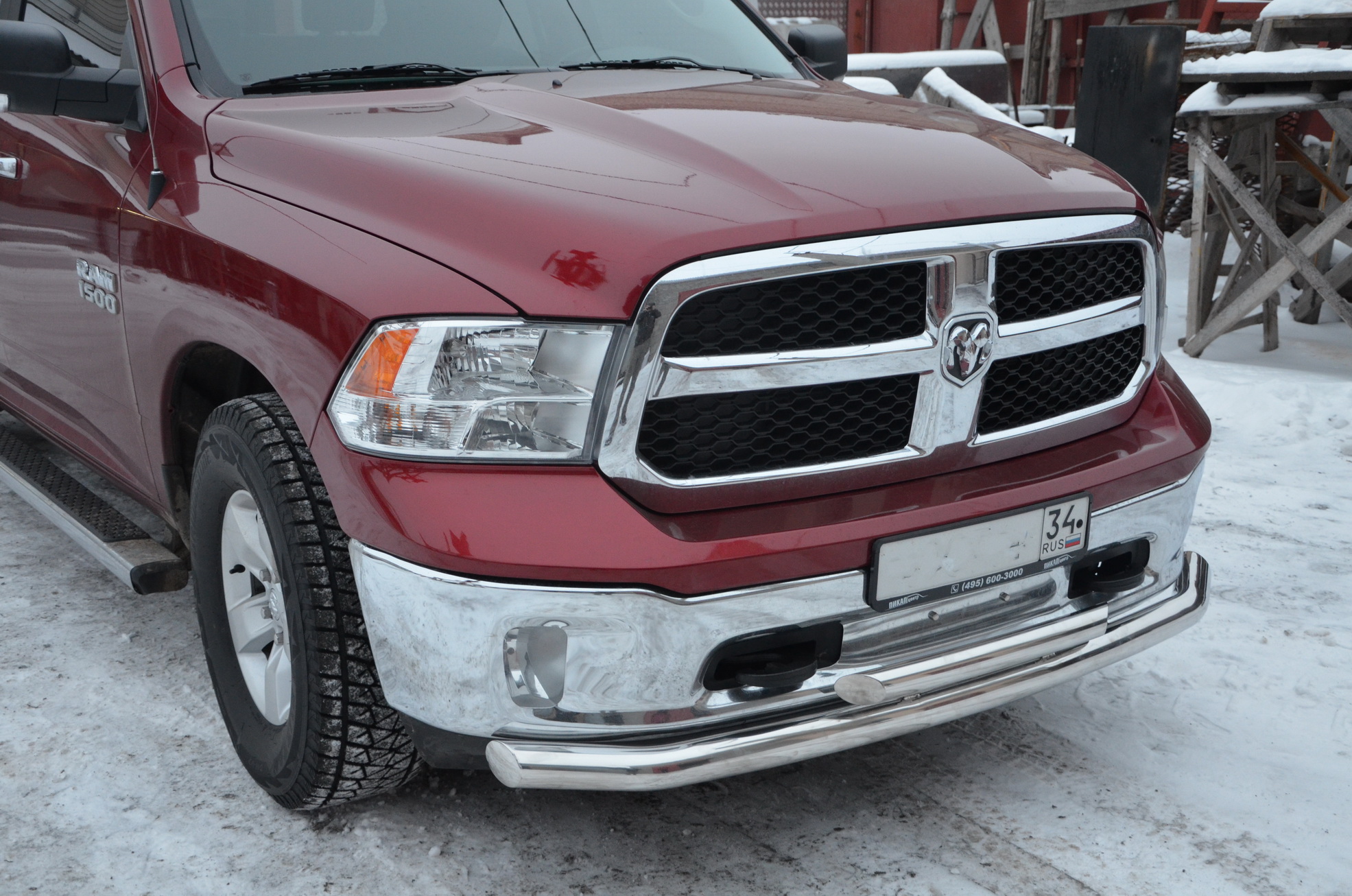 Защита переднего бампера для автомобиля DODGE                                          RAM 1500. DR1500.03, Россия