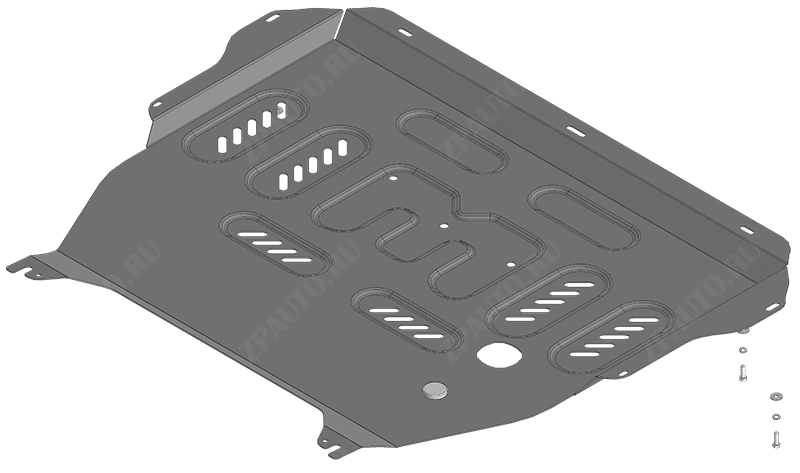 Защита стальная Мотодор (Двигатель, Коробка переключения передач), 2 мм,  для Geely Preface  2024- арт. 74209