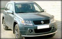 Дуга передняя по низу бампера d-60 радиусная для Suzuki Grand Vitara 5d 2005-2007, Технотек GVN_8