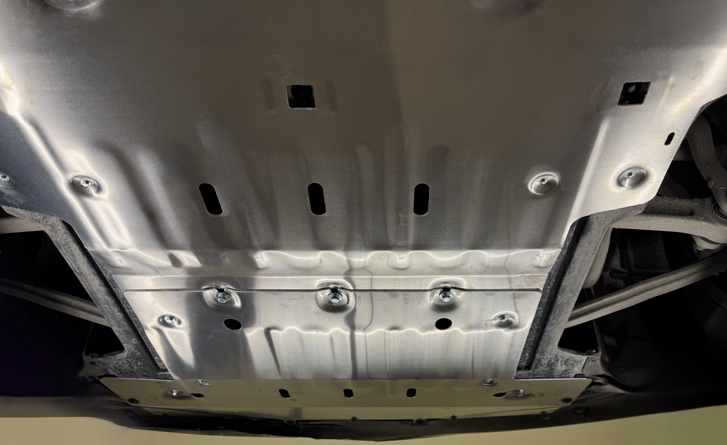 Avatr 12 2023-  4WD защита радиатора и переднего электропривода (2 части), ALFeco, алюминий, 4 мм, арт. ALF7301al