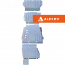 Oting Paladin 2023- V-2,0 4WD комплект из 4-х частей, ALFeco, алюминий, 4 мм, арт. ALF7205al