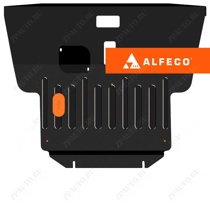 Защита  картера и КПП Toyota Avensis (T250) 2002-2008 V-1,8 , ALFeco, сталь 2мм, арт. ALF2402st