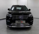 Защита передняя нижняя (с ДХО) 60,3 мм для автомобиля Changan CS75 FL 2020 арт. CHANCS7520-27