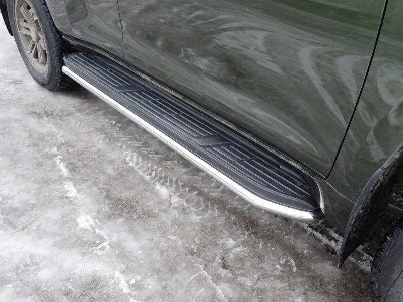 Защита порогов 50,8 мм для автомобиля Toyota Land Cruiser 150 Prado 2017-, TCC Тюнинг TOYLC15017-06