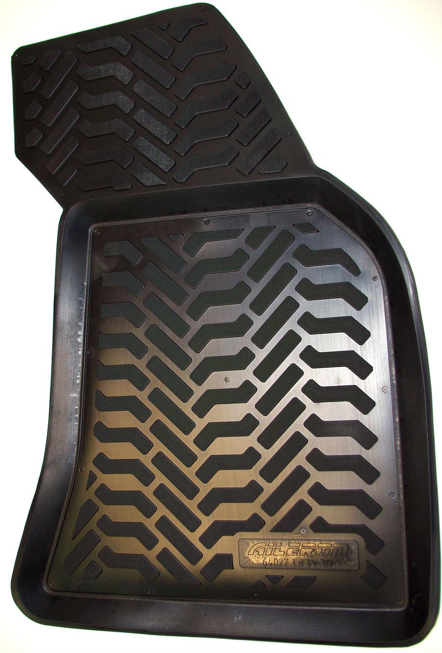 Ковры салонные модельные высокий борт 3D с подпятником для Lada Priora 2007-, Элерон 64027