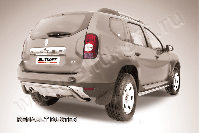 Защита заднего бампера d57 скоба Renault Duster (2010-2015) , Slitkoff, арт. RD008