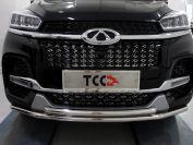 Решетка радиатора внутренняя (лист) 2шт для автомобиля Chery Tiggo 8 2020 TCC Тюнинг арт. CHERTIG820-13