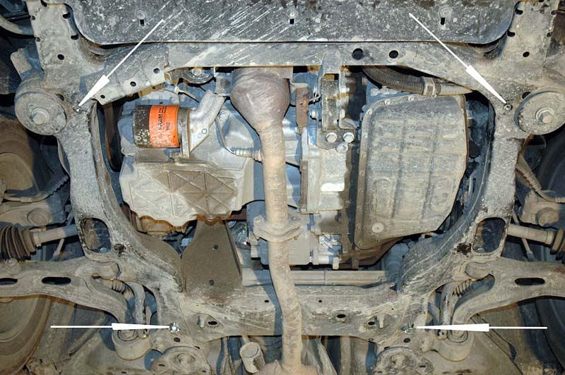 08.1492 Защита картера и КПП Ford Freestyle SEL V-3 (2004-2009) (сталь 2,5 мм)