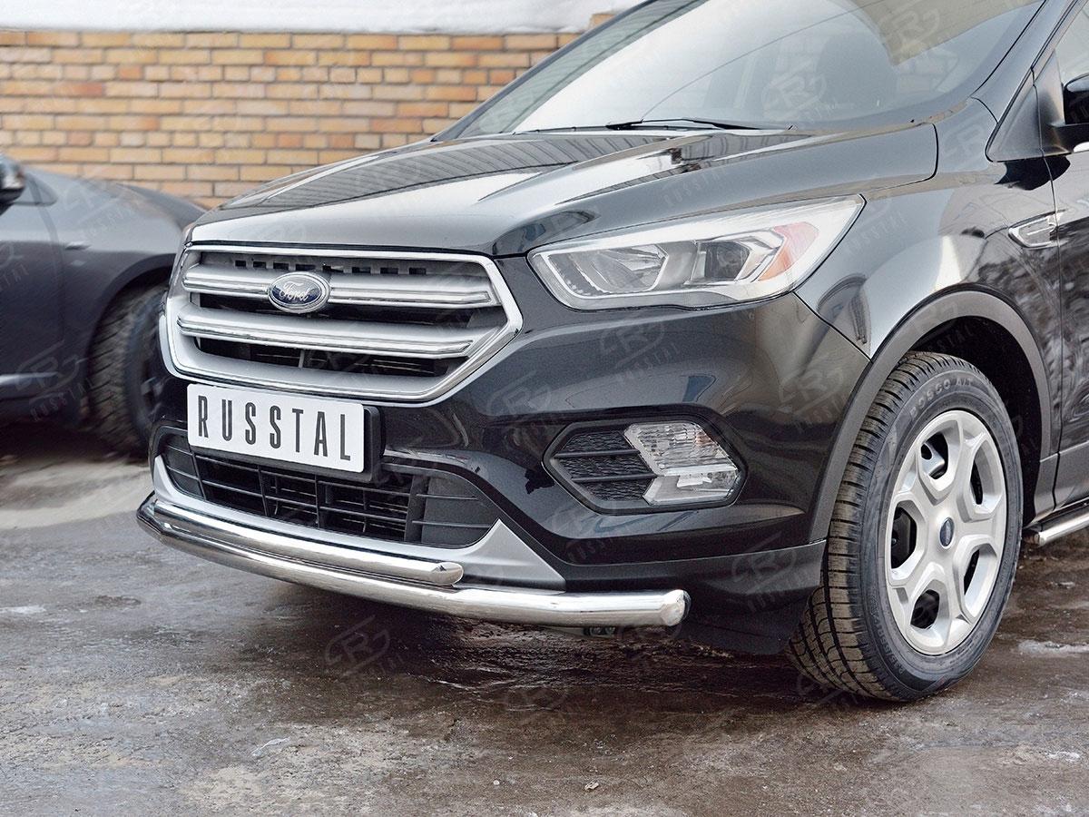 Защита переднего бампера d57/42 Ford Kuga 2016, Slitkoff FGZ-002597