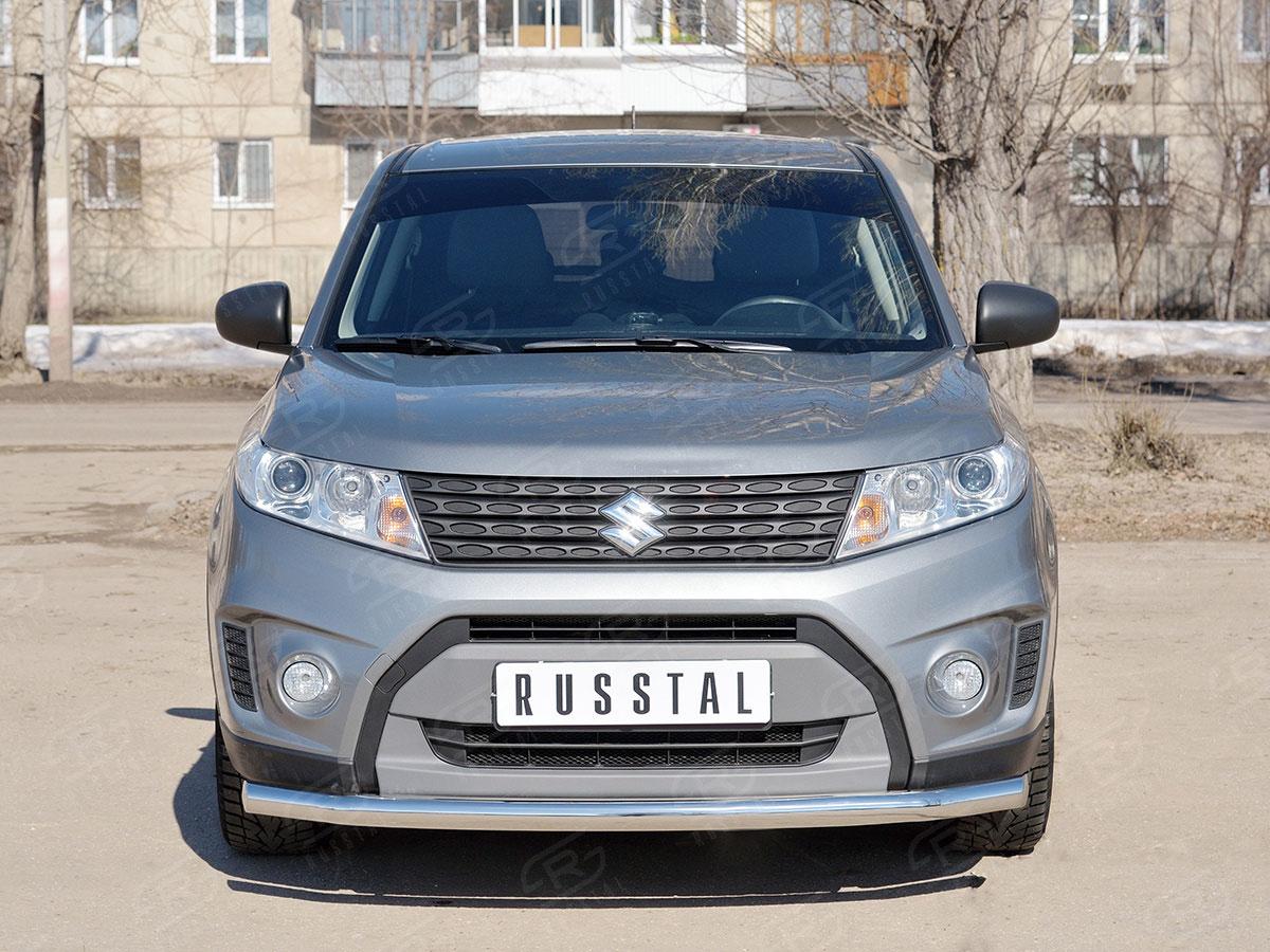 Защита переднего бампера d57 Suzuki Vitara 2015, Slitkoff SVZ-002578