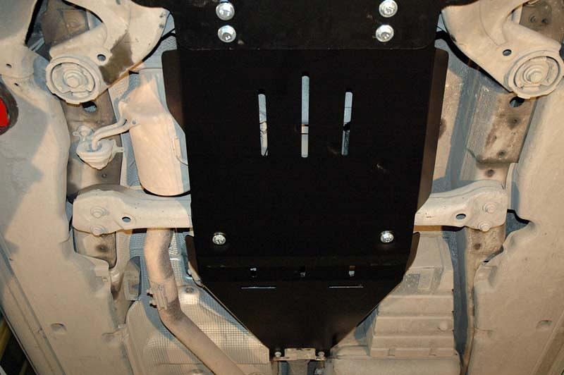 Защита КПП и РК для PORSCHE Cayenne Turbo  2002 - 2010, V-4.5, Sheriff, сталь 2,5 мм, арт. 35.1549