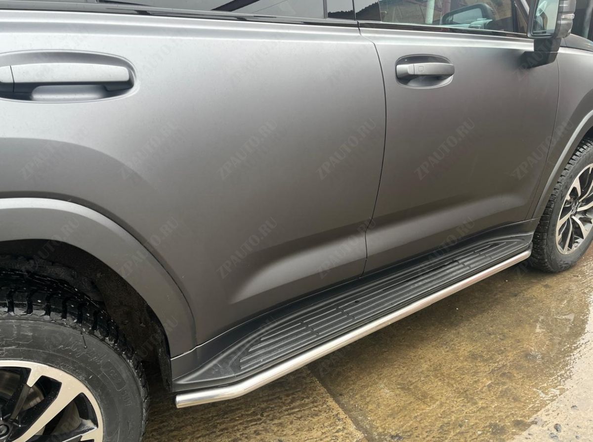 Защита штатного порога труба для автомобиля Haval H9 2024- арт. HVH9.24.32