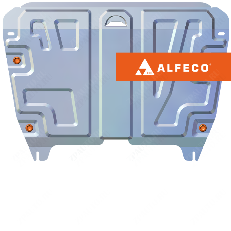 Защита  картера и КПП Toyota Alphard (H10) 2002-2008 V-2,4;3,0 , ALFeco, алюминий 4мм, арт. ALF2459al-3