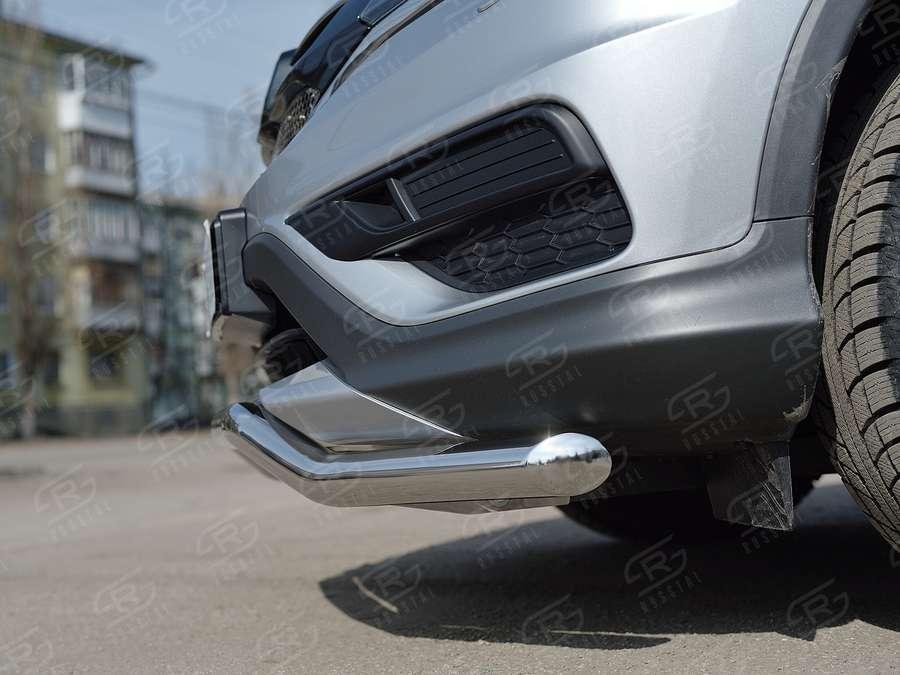 Защита переднего бампера d63 волна Honda CR-V 2015 2.0, Руссталь HCRZ-002218