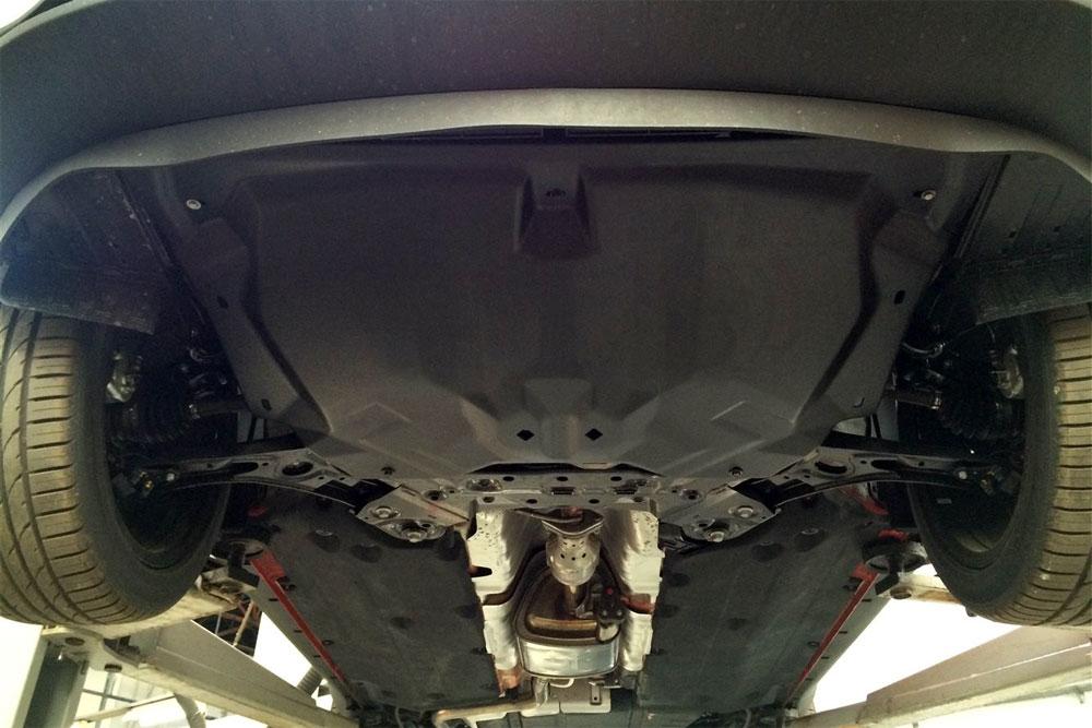 КОМПОЗИТНАЯ ЗАЩИТА КАРТЕРА ДВИГАТЕЛЯ И КПП KIA SOUL II (КИА СОУЛ) ( 2014-2019) V-ВСЕ, КРОМЕ ДИЗ. ДВИГ. (6 ММ), арт.11.26K