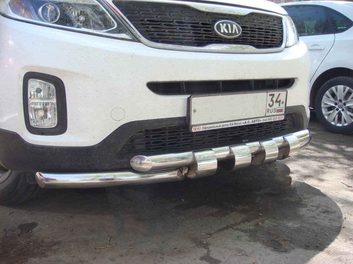 Защита переднего бампера G для автомобиля KIA Sorento 2013. KSR.13.05, Россия