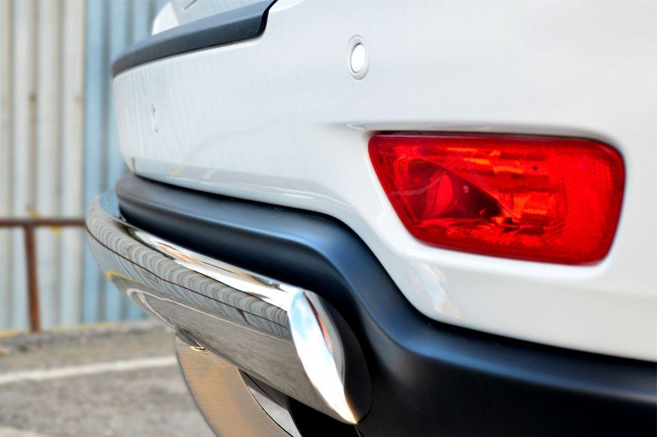 Защита заднего бампера d75х42 для Jeep Grand Cherokee 2013, Slitkoff JGCZ-001536