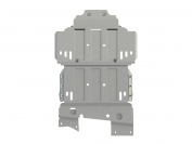 Защита картера для TOYOTA Land Cruiser 300  2021 - , V-3.5T AT FullWD, Sheriff, алюминий 4 мм, арт. 24.5034