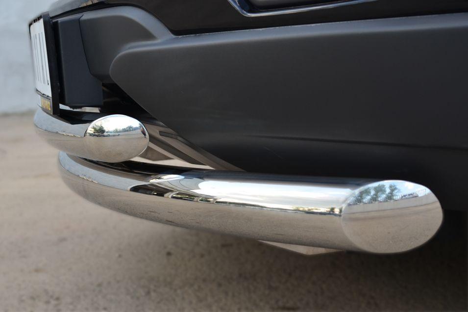 Защита переднего бампера d76/57 для Opel Antara 2012, Slitkoff OAZ-001367