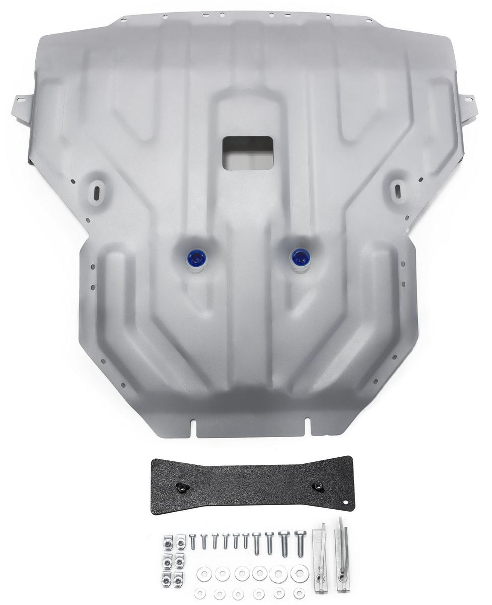 Защита картера Rival для BMW X3 F25 (xDrive20i, xDrive28i) 2010-2017, штампованная, алюминий 4 мм, с крепежом, 333.0506.2