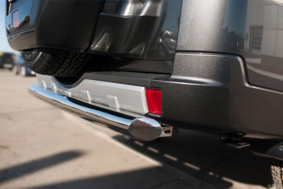 Защита заднего бампера d76 для Mitsubishi Pajero 4 2014, Slitkoff MPZ-002048