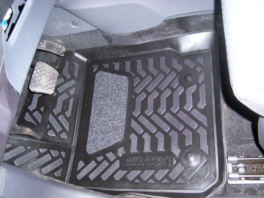 Ковры салонные модельные высокий борт 3D с подпятником для Ford Ecosport 2014-, Элерон 60440