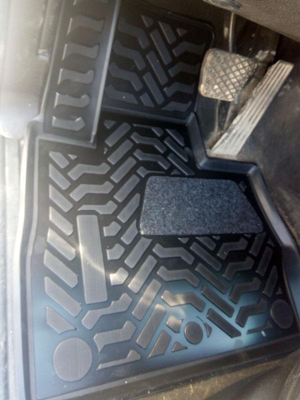 Ковры салонные модельные высокий борт 3D с подпятником для BMW X5 E53 1999-2007, Элерон 62403