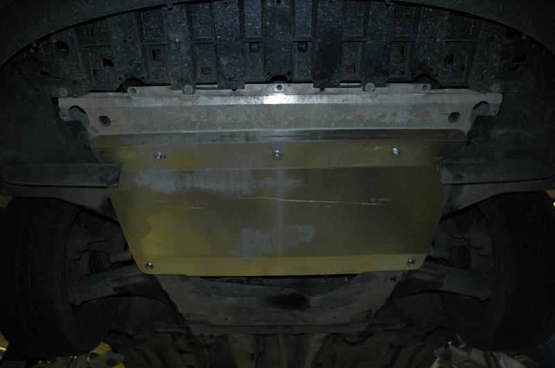 Алюминиевая защита картера и КПП на Renault Laguna, алюминий 5 мм, Sheriff (Шериф) 18.2631