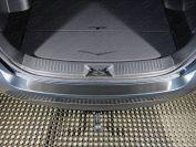 Накладка на задний бампер (лист шлифованный) для автомобиля Kia Sorento 2012-