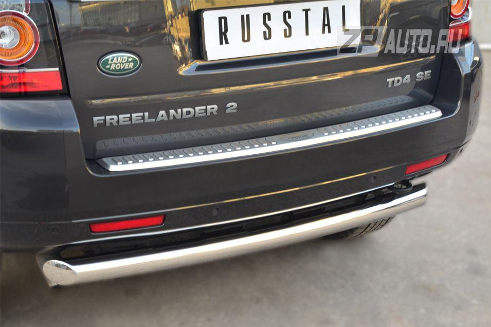 Защита заднего бампера d76 для Freelander 2 2013, Slitkoff LFRZ-001498