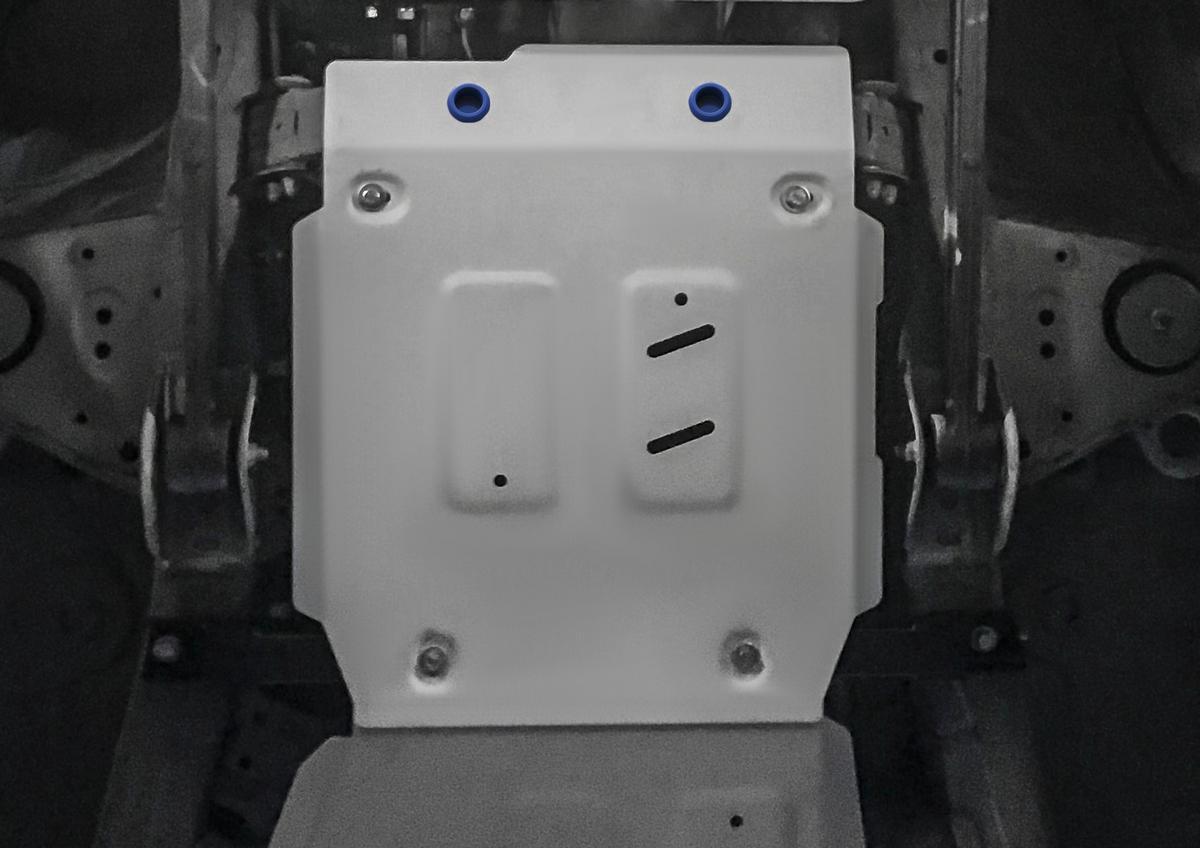 Защита КПП Rival для Suzuki Jimny IV 2019-н.в., штампованная, алюминий 6 мм, с крепежом, 2333.5525.1.6