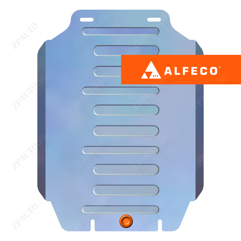 Защита  КПП Range Rover III Vogue 2002-2013 V-3,0; 3,6; 4,2; 4,4; 5,0 , ALFeco, алюминий 4мм, арт. ALF3818al