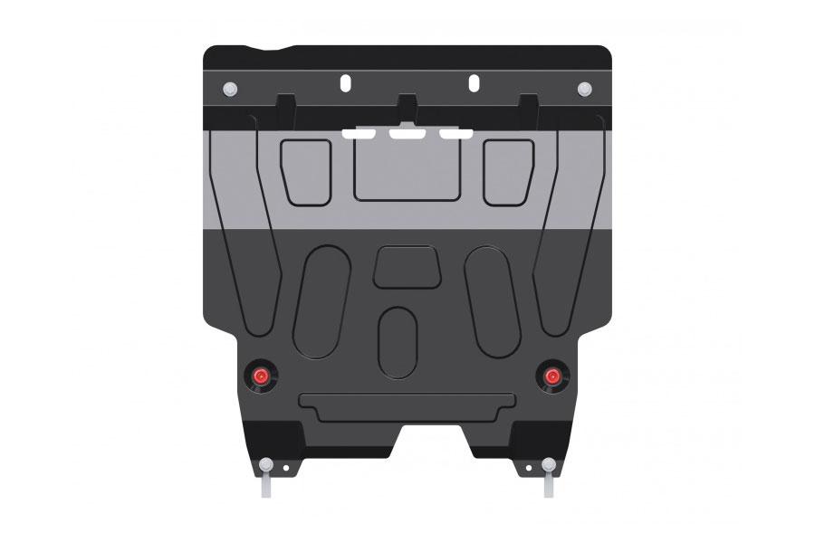 Стальная защита картера и КПП на Daewoo Gentra, сталь 1,8 мм, Sheriff (Шериф) 06.2461