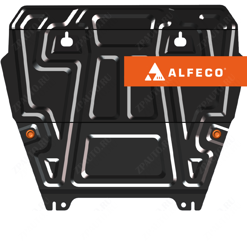 Защита  картера и КПП Nissan X-Trail (T31) 2007-2015 V-all , ALFeco, сталь 2мм, арт. ALF1514st