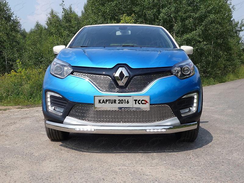 Решетка радиатора нижняя (лист) для автомобиля Renault Kaptur 2016-, TCC Тюнинг RENKAP16-02
