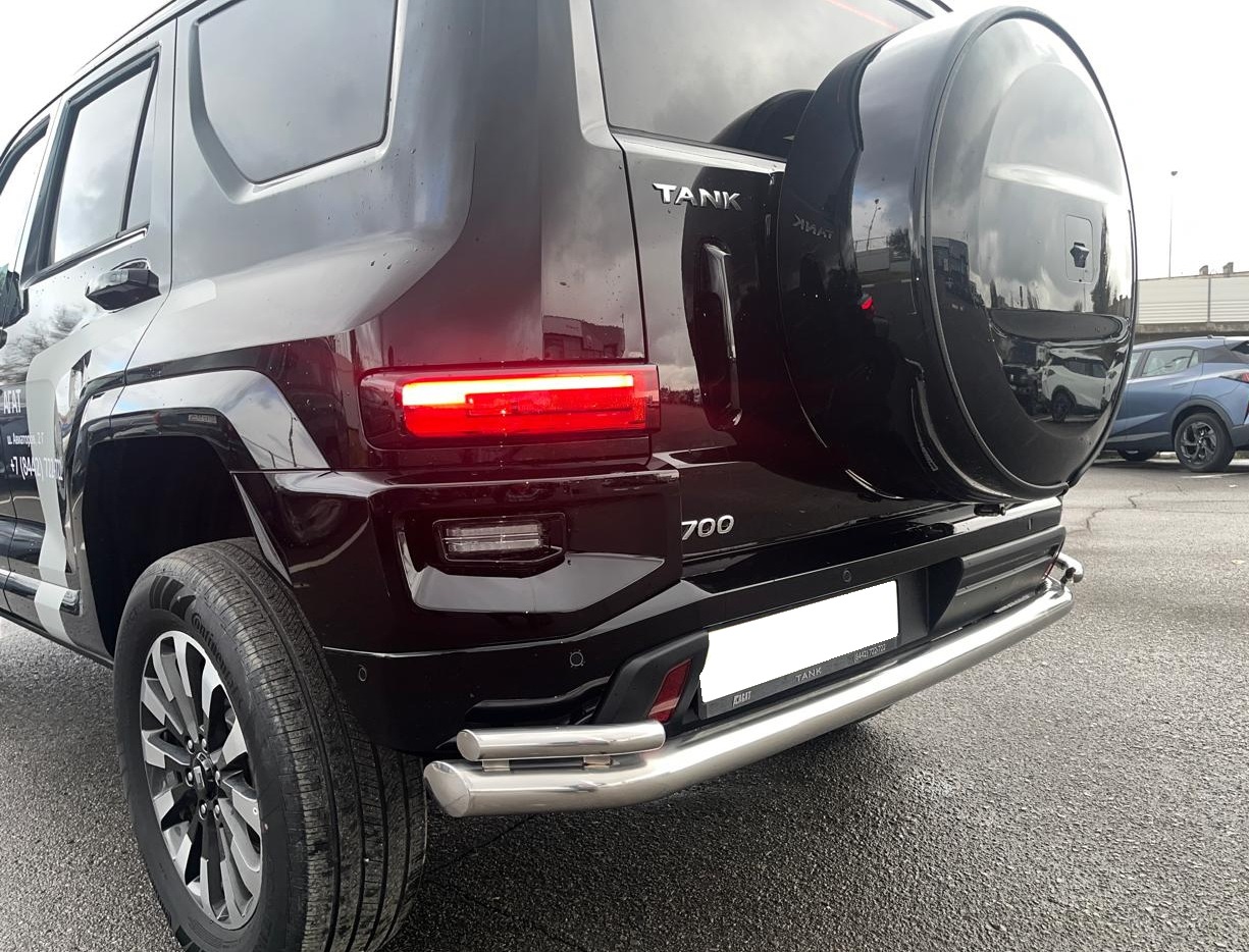 Защита заднего бампера двойная для автомобиля TANK 700   2024г. арт. TANK700.24.16