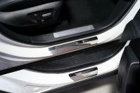 Накладки на пороги (лист зеркальный) 4 шт для автомобиля Toyota Highlander 2020- арт. TOYHIGHL20-01