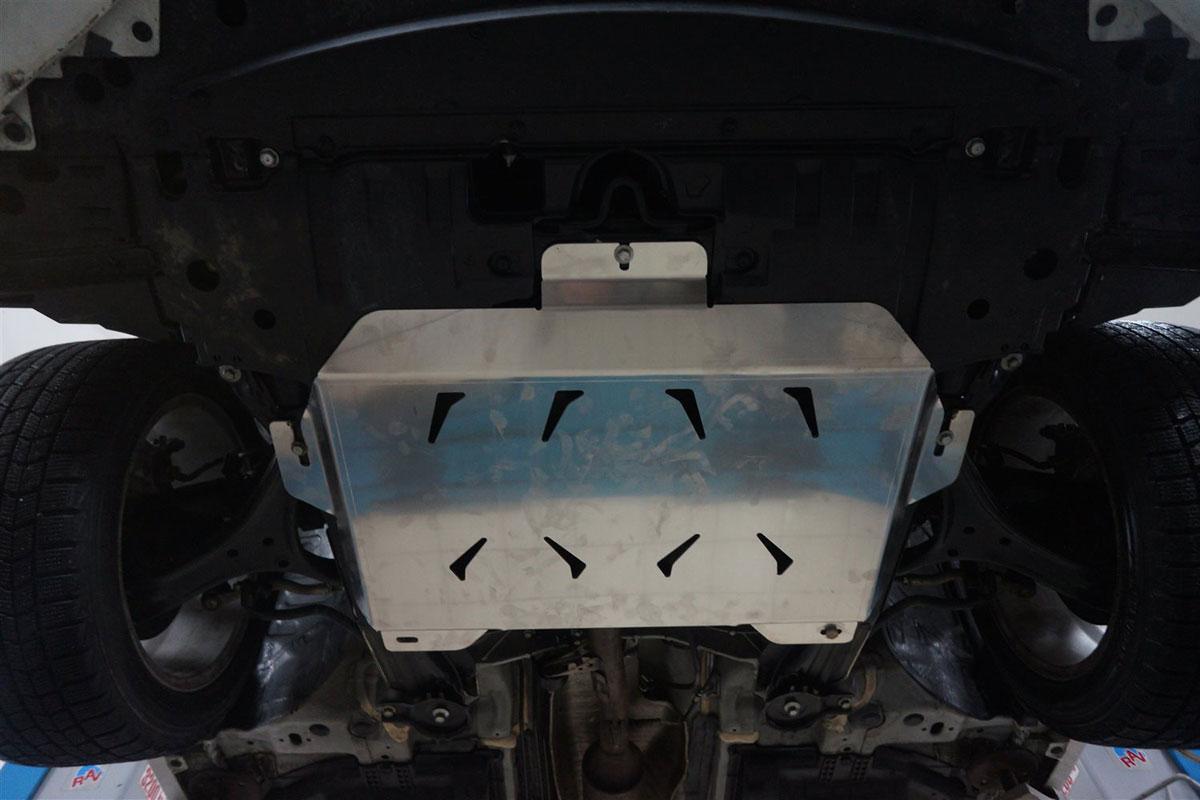 Защита днища из 5 частей АВС-Дизайн для Honda Accord IX 2012- (алюминий 4,0 мм), 09.22ABC